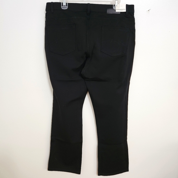 Parasuco • Black Rayon Straight Leg Pants, size 16, NEW - Picture 2 of 4